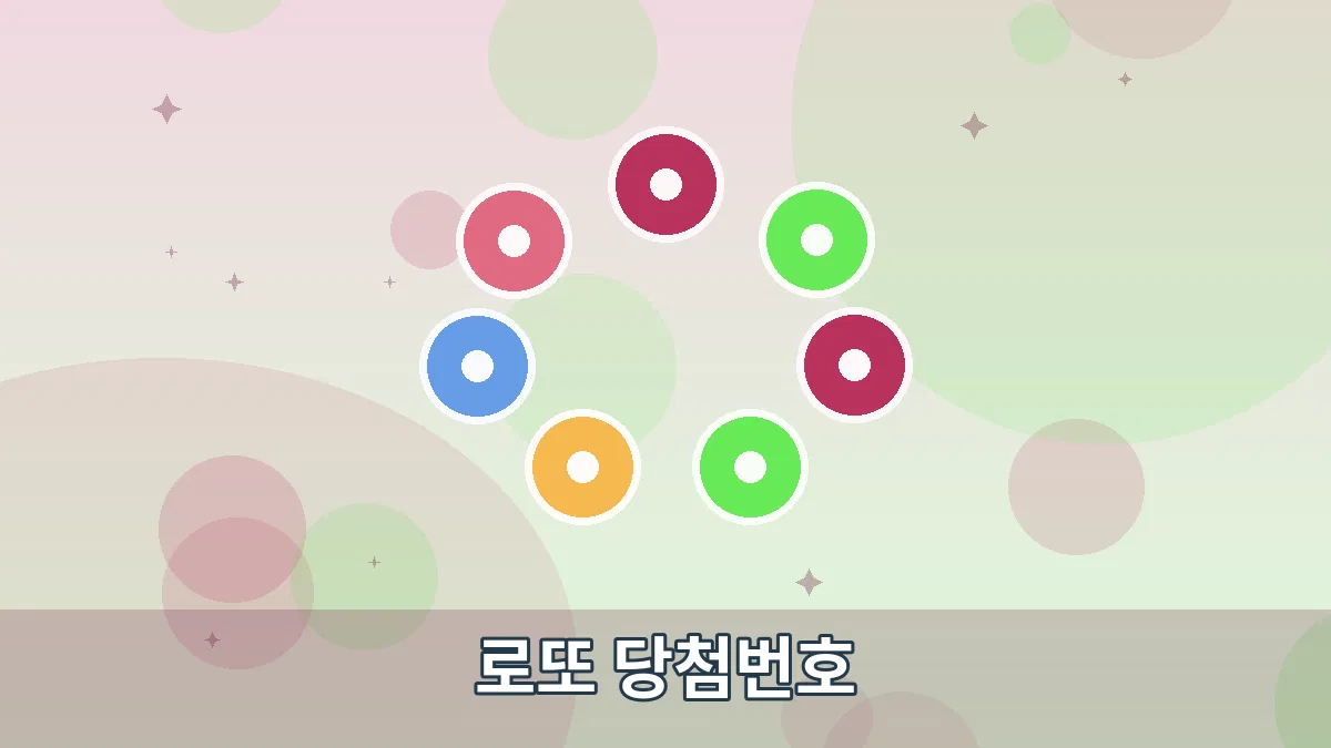 로또 당첨번호 안내 이미지 1